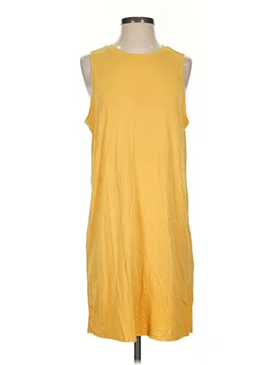 Pre-owned Double Zero Casual Dress In Yellow