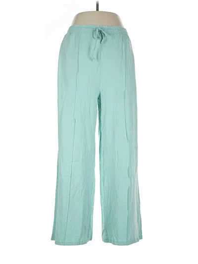 Pre-owned Double Zero Casual Pants In Teal