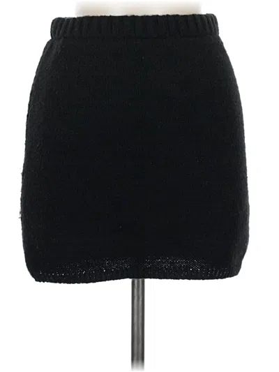 Pre-owned Double Zero Casual Skirt In Black