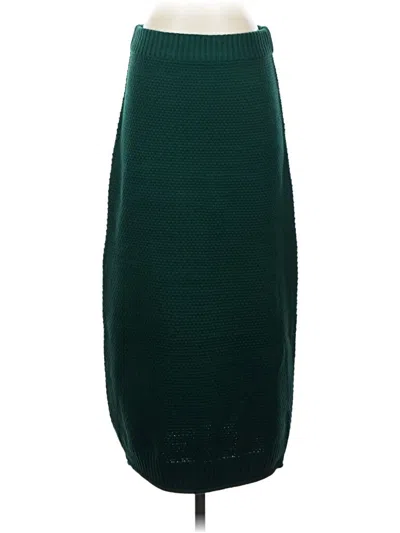 Pre-owned Double Zero Casual Skirt In Green