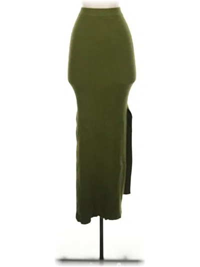 Pre-owned Double Zero Casual Skirt In Green
