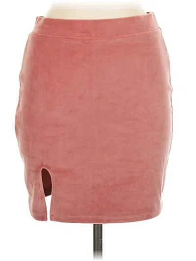 Pre-owned Double Zero Casual Skirt In Pink