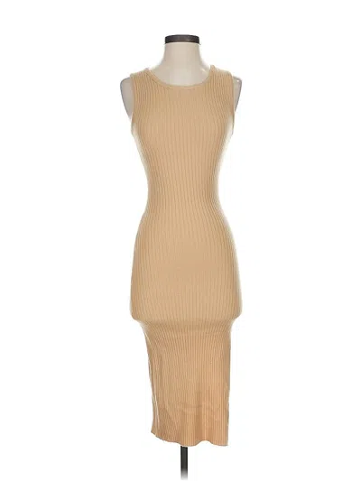 Pre-owned Double Zero Cocktail Dress In Brown