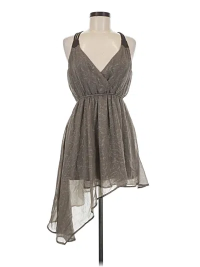 Pre-owned Double Zero Cocktail Dress In Gray