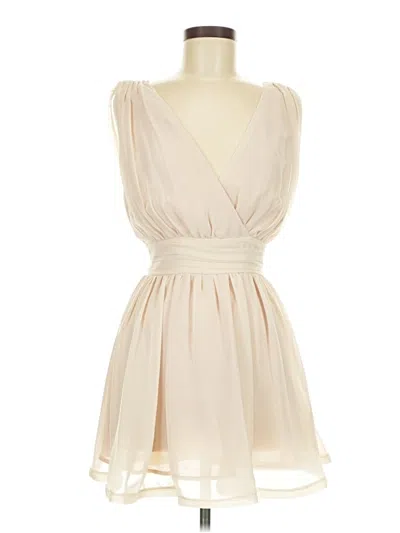 Pre-owned Double Zero Cocktail Dress In Ivory