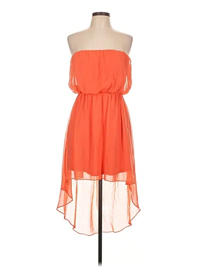 Pre-owned Double Zero Cocktail Dress In Orange