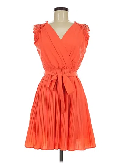 Pre-owned Double Zero Cocktail Dress In Orange