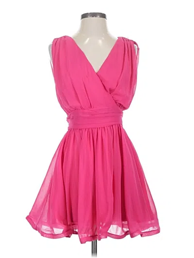 Pre-owned Double Zero Cocktail Dress In Pink