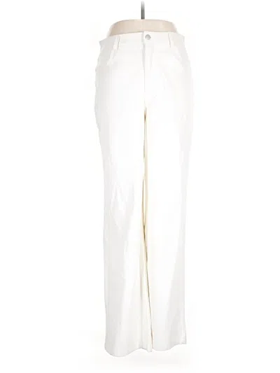 Pre-owned Double Zero Dress Pants In White