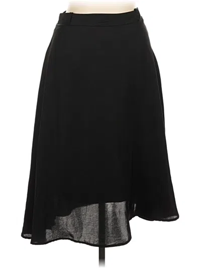Pre-owned Double Zero Formal Skirt In Black
