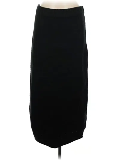 Pre-owned Double Zero Formal Skirt In Black
