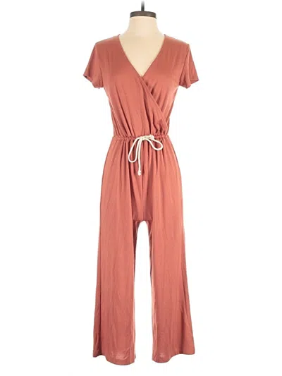 Pre-owned Double Zero Jumpsuit In Brown