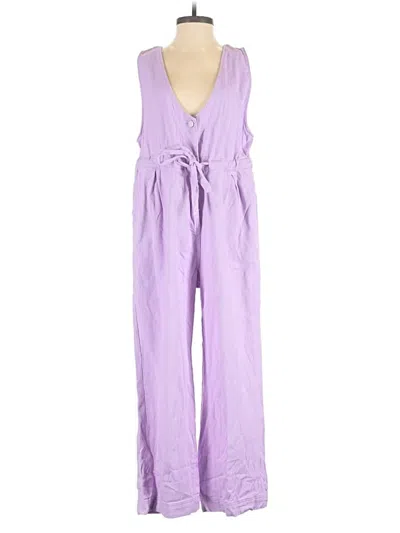 Pre-owned Double Zero Jumpsuit In Purple