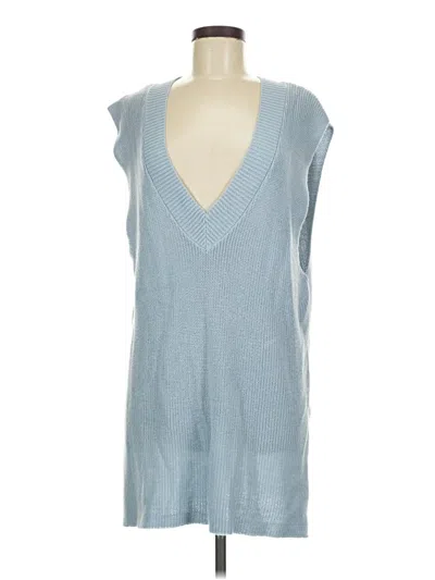 Pre-owned Double Zero Kimono In Blue