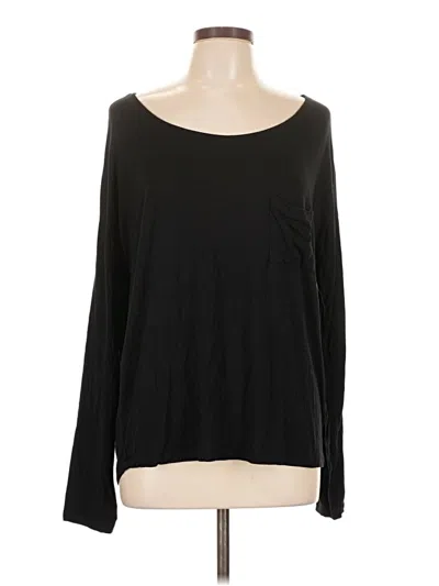 Pre-owned Double Zero Long Sleeve T-shirt In Black
