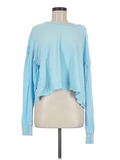 Pre-owned Double Zero Long Sleeve T-shirt In Blue