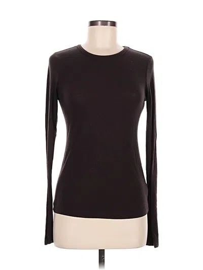 Pre-owned Double Zero Long Sleeve T-shirt In Brown