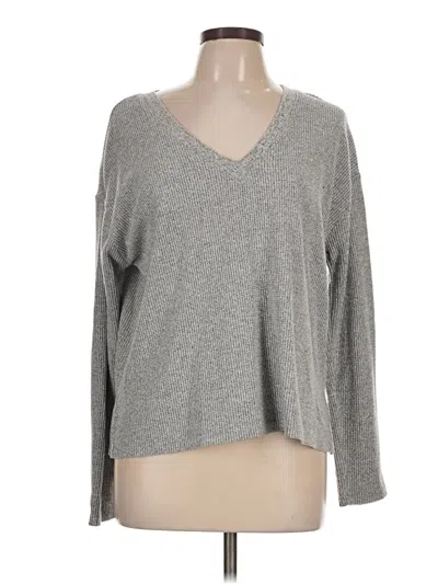 Pre-owned Double Zero Long Sleeve T-shirt In Gray
