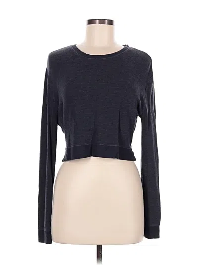 Pre-owned Double Zero Long Sleeve T-shirt In Gray