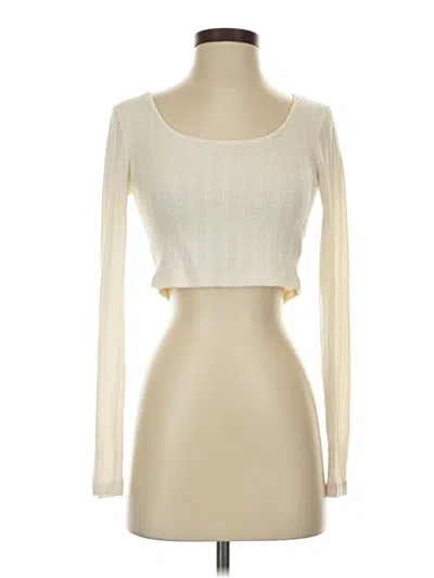 Pre-owned Double Zero Long Sleeve T-shirt In Ivory