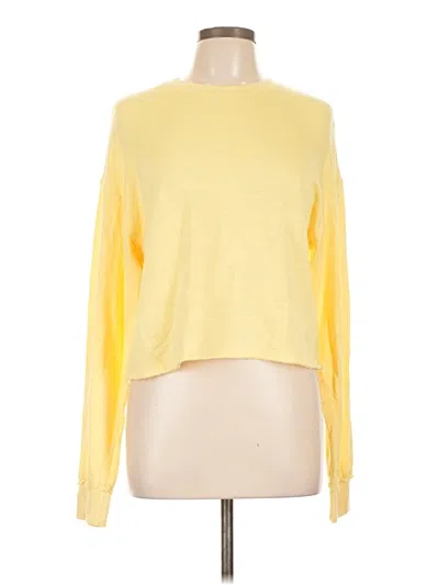 Pre-owned Double Zero Long Sleeve T-shirt In Yellow
