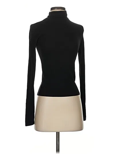 Pre-owned Double Zero Long Sleeve Turtleneck In Black