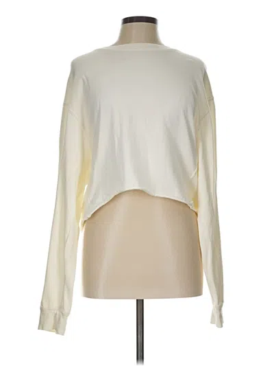 Pre-owned Double Zero Long Sleeve Turtleneck In Ivory