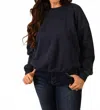 Double Zero Midnight Comfort Sweatshirt In Black In Multi