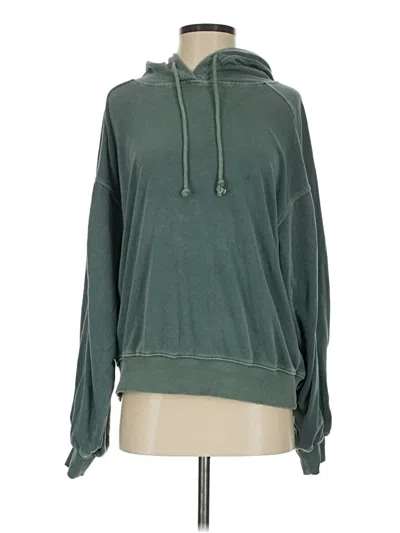 Pre-owned Double Zero Pullover Hoodie In Green