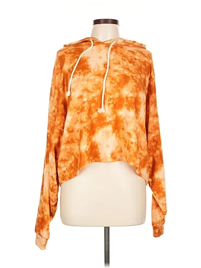 Pre-owned Double Zero Pullover Hoodie In Orange