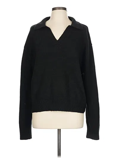 Pre-owned Double Zero Pullover Sweater In Black