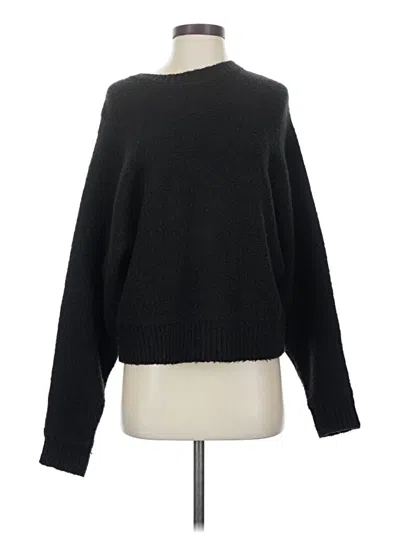 Pre-owned Double Zero Pullover Sweater In Black