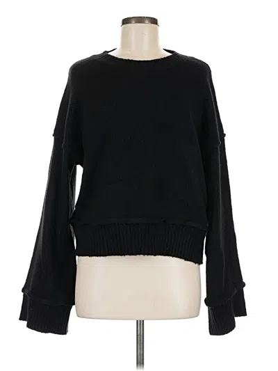 Pre-owned Double Zero Pullover Sweater In Black