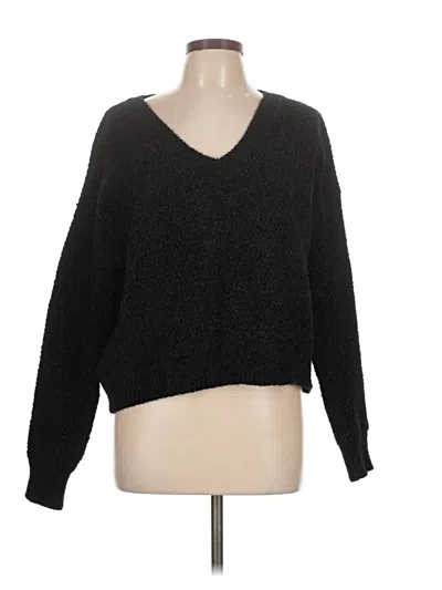Pre-owned Double Zero Pullover Sweater In Black