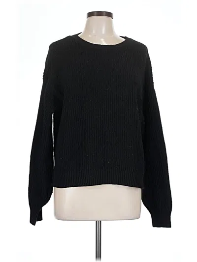 Pre-owned Double Zero Pullover Sweater In Black