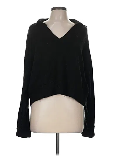 Pre-owned Double Zero Pullover Sweater In Black