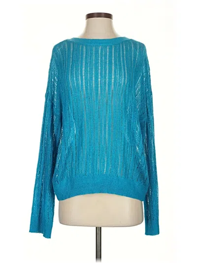 Pre-owned Double Zero Pullover Sweater In Blue