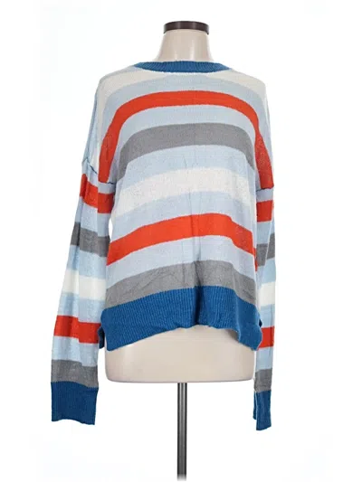 Pre-owned Double Zero Pullover Sweater In Blue