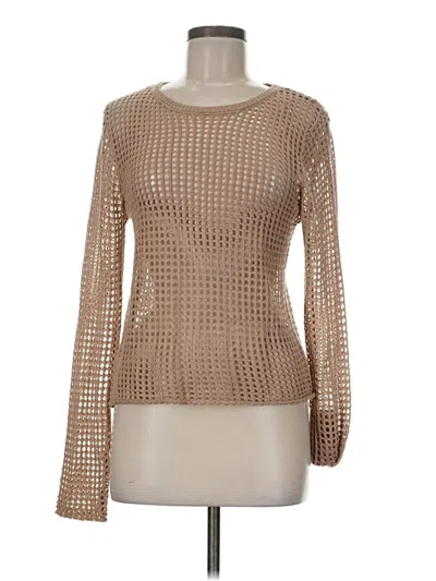 Pre-owned Double Zero Pullover Sweater In Brown