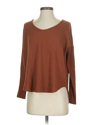 Pre-owned Double Zero Pullover Sweater In Brown