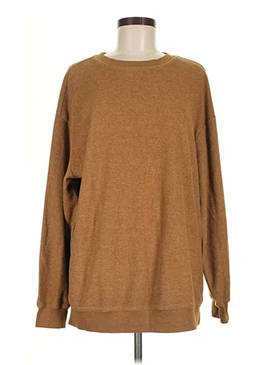 Pre-owned Double Zero Pullover Sweater In Brown