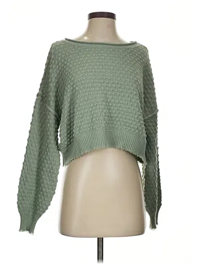 Pre-owned Double Zero Pullover Sweater In Green