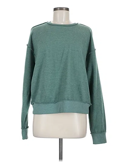 Pre-owned Double Zero Pullover Sweater In Green