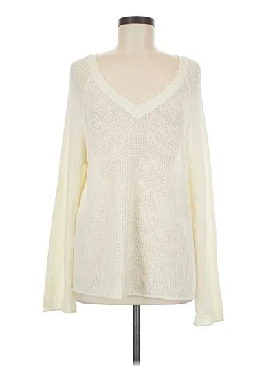 Pre-owned Double Zero Pullover Sweater In Ivory