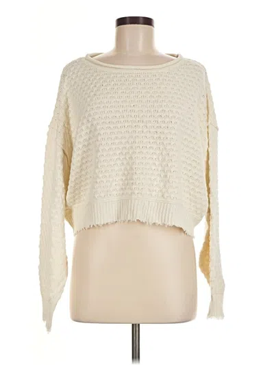 Pre-owned Double Zero Pullover Sweater In Ivory