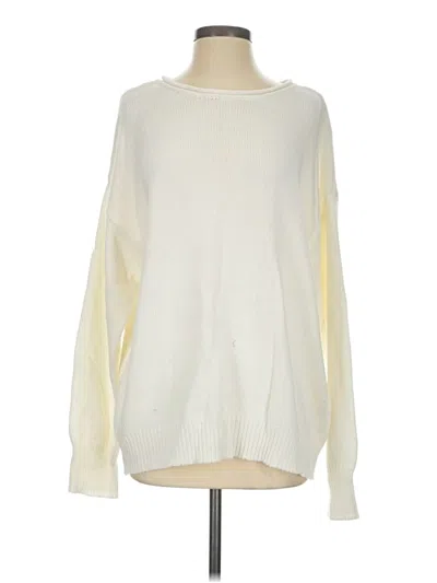 Pre-owned Double Zero Pullover Sweater In Ivory