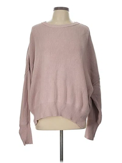 Pre-owned Double Zero Pullover Sweater In Pink