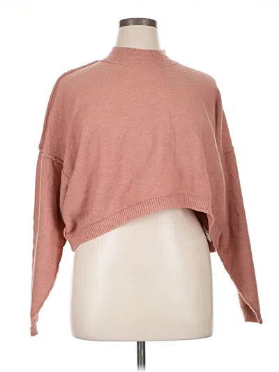 Pre-owned Double Zero Pullover Sweater In Pink