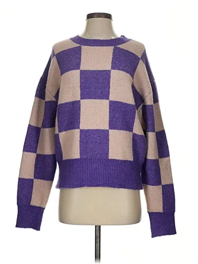 Pre-owned Double Zero Pullover Sweater In Purple