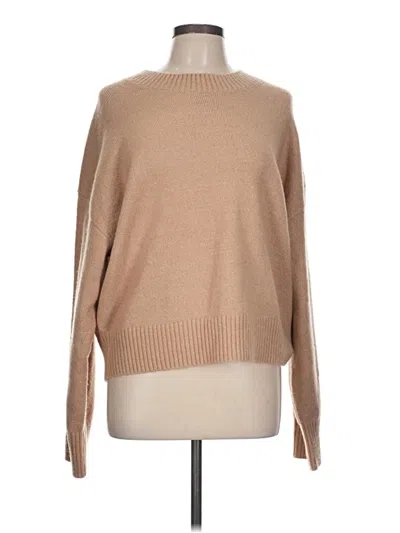Pre-owned Double Zero Pullover Sweater In Tan